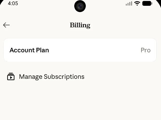 Claude App 内升级到 Pro 的界面